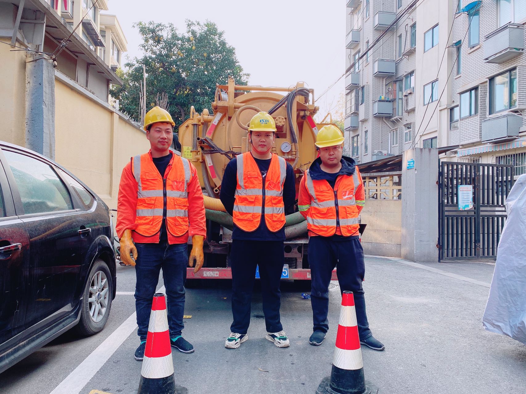 文康苑南京某小区管道清淤检测施工